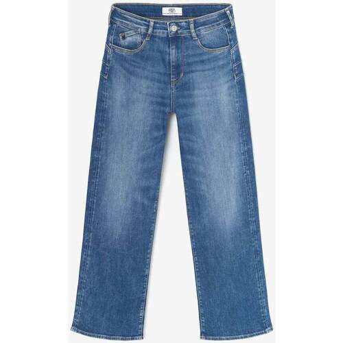Vêtements Femme Jeans victoria victoria beckham pleated straight leg trousers itemises Pulp regular taille haute 7/8ème jeans bleu Bleu