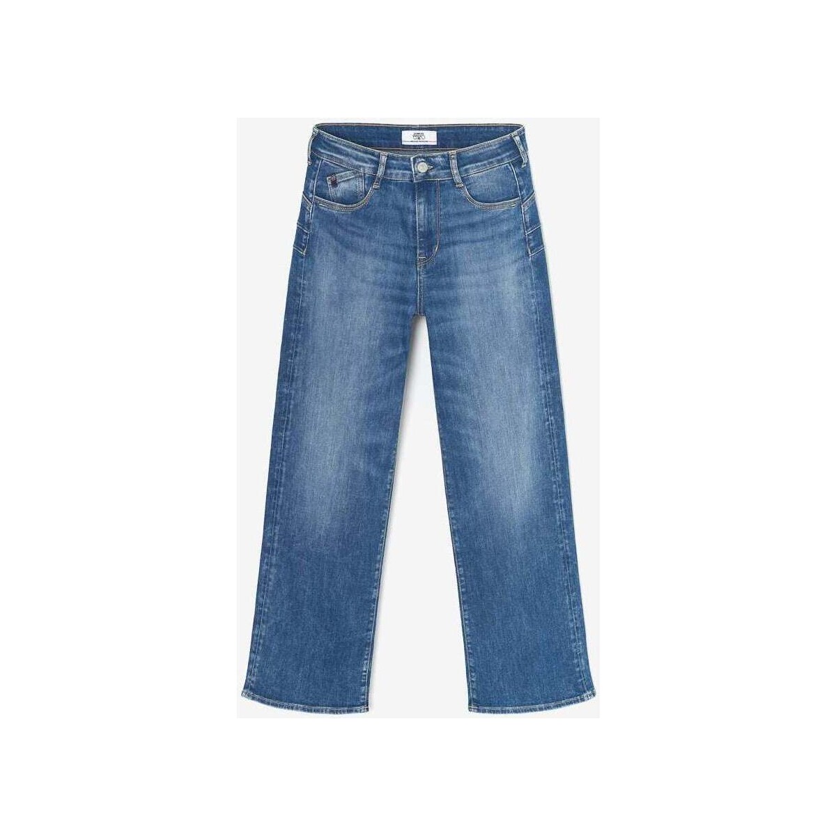 Vêtements Femme Jeans Le Temps des Cerises Pulp regular taille haute 7/8ème jeans bleu Bleu
