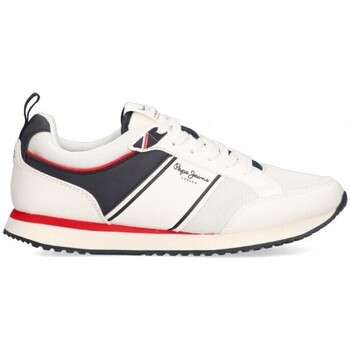 Chaussures Homme Baskets TOMMY Pepe Millennium jeans 74314 Blanc