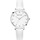 Donnez une nouvelle vie à votre dressing avec NewLife Montre Pierre Lannier CHOUQUETTE Cadran Blanc Bracelet Cuir Blanc Blanc