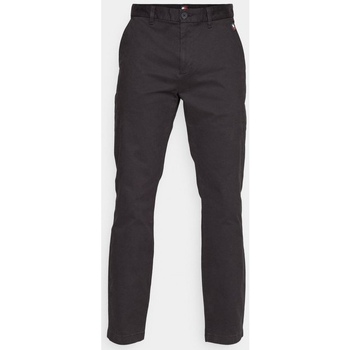 Vêtements Homme Chinos / Carrots Tommy Hilfiger trainers tommy jeans low profile mix runner retro em0em00613 black bds Noir