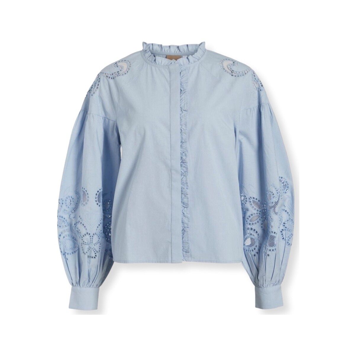 Vêtements Femme Tops / Blouses Vila Faye Shirt L/S - Skyway Bleu
