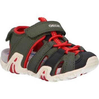Chaussures Garçon Tops / Blouses Geox B1524A 0CE15 B SANDAL KRAZE Vert