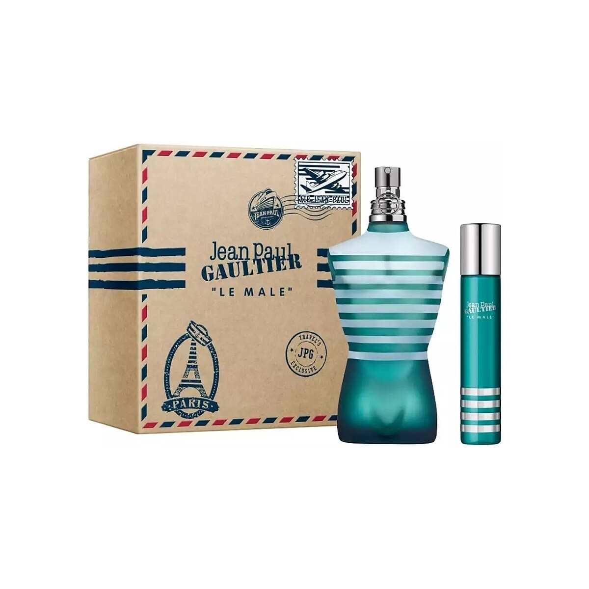 Beauté Homme Coffrets de parfums Jean Paul Gaultier Set Le Male eau de toilette 125ml + Mini 20ml AERON BROOK RIBBED DRESS