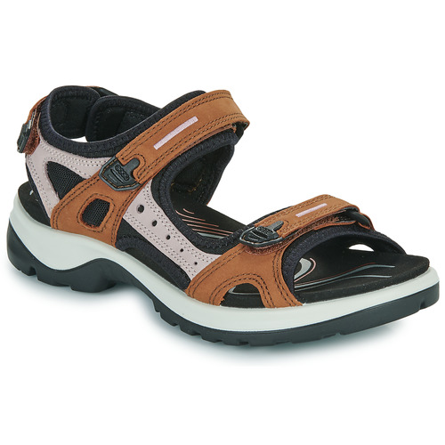 Chaussures Femme Sandales sport Ecco raft Orange / Violet