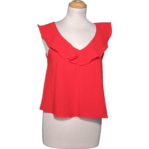 Vêtements Femme Débardeurs / T-shirts sans manche Zara débardeur  34 - T0 - XS Rouge Rouge