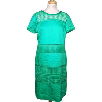 robe caroll  robe mi-longue  38 - t2 - m vert 