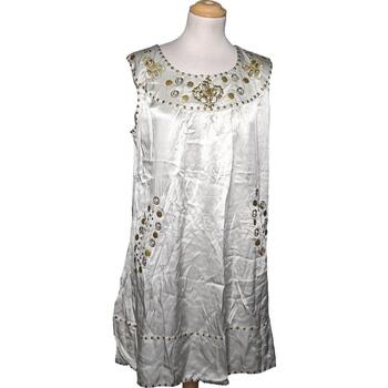 robe courte etincelle  robe courte  42 - t4 - l/xl gris 