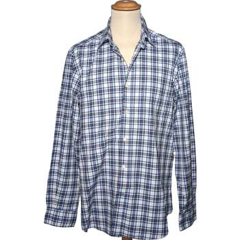 Vêtements Homme Chemises manches longues Massimo Dutti 42 - T4 - L/XL Bleu
