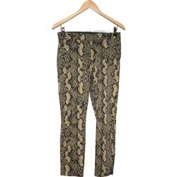 Vêtements Femme Pantalons H&M pantalon slim femme  40 - T3 - L Vert Vert