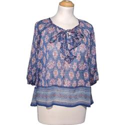 Vêtements Femme Tops / Blouses Hollister blouse  36 - T1 - S Bleu Bleu