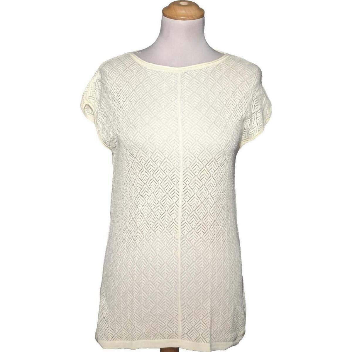 Vêtements Femme Just Cavalli logo-print crew-neck T-shirt Bianco Tom Tailor 34 - T0 - XS Beige