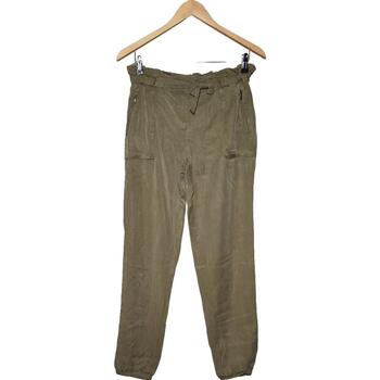 Vêtements Femme Pantalons Camaieu pantalon slim femme  38 - T2 - M Vert Vert