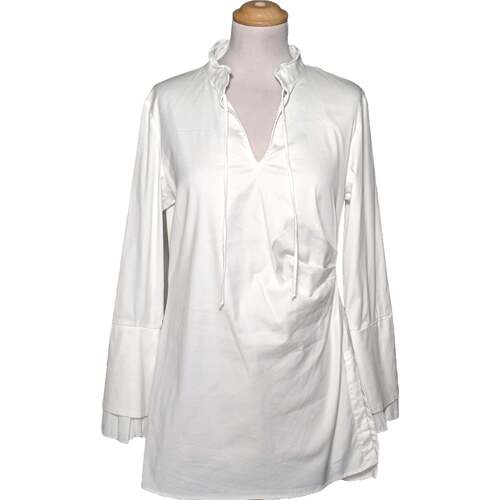 Vêtements Femme Tops / Blouses Zara blouse  40 - T3 - L Blanc Blanc
