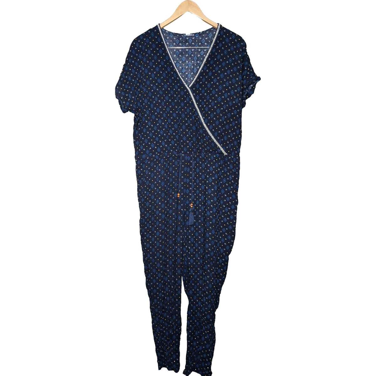 Vêtements Femme Combinaisons / Salopettes Creeks combi-pantalon  46 - T6 - XXL Bleu Bleu