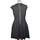 Vêtements Femme Robes courtes Zapa robe courte  38 - T2 - M Noir Noir