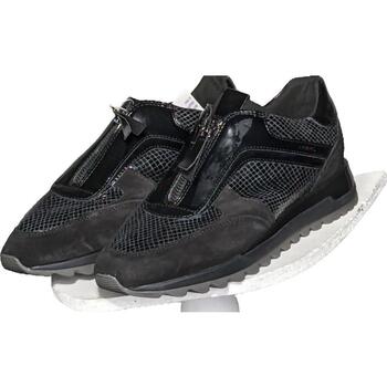 Chaussures Femme Baskets mode Geox paire de chaussures plates  39 Noir Noir