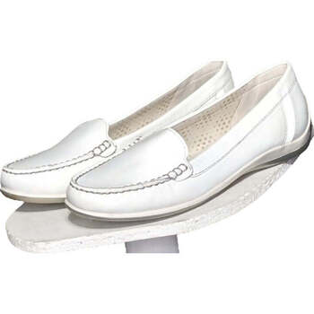 Chaussures Femme Baskets mode Geox paire de chaussures plates  36 Blanc Blanc