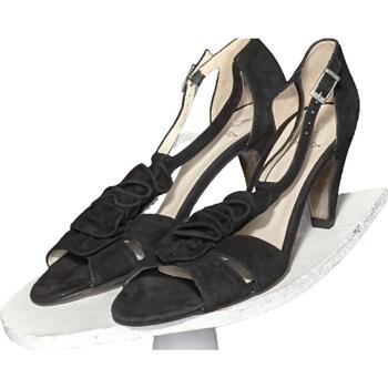 chaussures escarpins perlato  paire d'escarpins  38.5 noir 