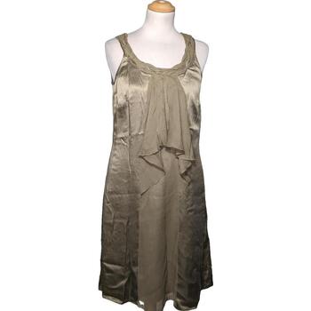 robe esprit  robe mi-longue  38 - t2 - m marron 