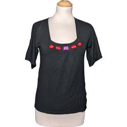 Vêtements Femme T-shirts & Polos 1.2.3 top manches courtes  34 - T0 - XS Noir Noir