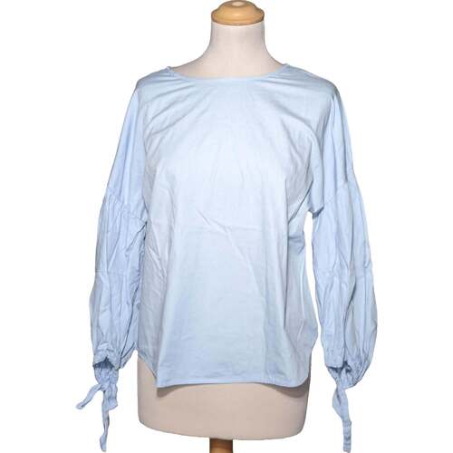 Vêtements Femme T-shirts & Polos Mango top manches longues  36 - T1 - S Bleu Bleu