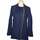 Vêtements Femme Manteaux Naf Naf manteau femme  34 - T0 - XS Bleu Bleu