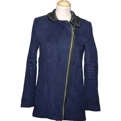 Vêtements Femme Manteaux Naf Naf manteau femme  34 - T0 - XS Bleu Bleu