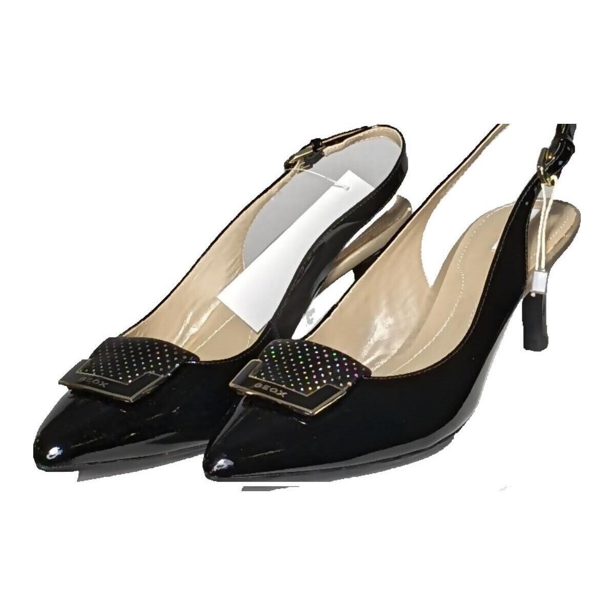 Chaussures Femme Escarpins Geox paire d'escarpins  38 Noir Noir