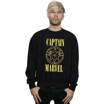 Vêtements Homme Sweats Marvel Captain  Grunge Logo Noir