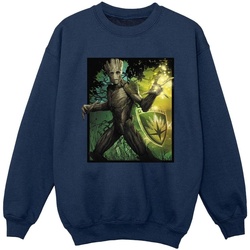 Vêtements Garçon Sweats Marvel Guardians Of The Galaxy Groot Forest Energy Bleu