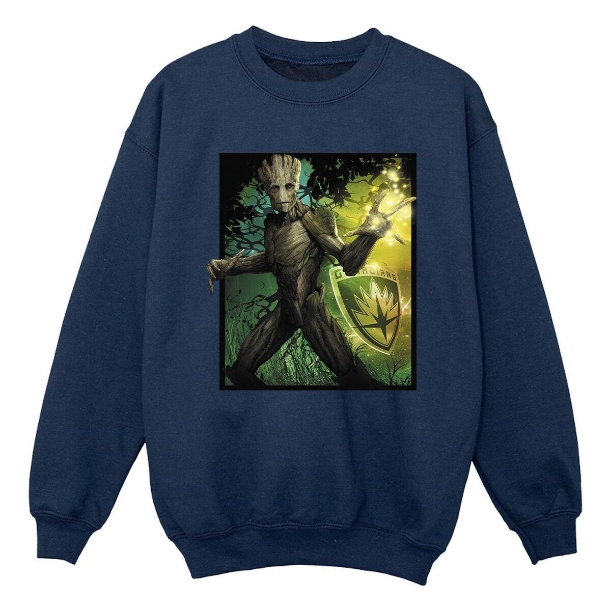 Vêtements Garçon Sweats Marvel Guardians Of The Galaxy Groot Forest Energy Bleu
