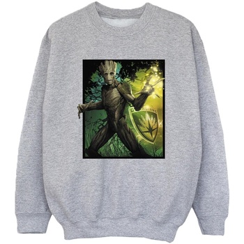 Vêtements Garçon Sweats Marvel Guardians Of The Galaxy Groot Forest Energy Gris