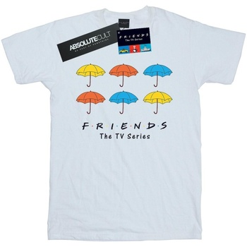 Vêtements Fille T-shirts manches longues Friends Coloured Umbrellas Blanc