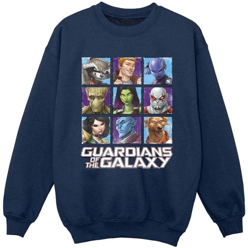 Vêtements Garçon Sweats Guardians Of The Galaxy Character Squares Bleu
