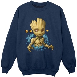 Vêtements Garçon Sweats Guardians Of The Galaxy Groot Flowers Bleu