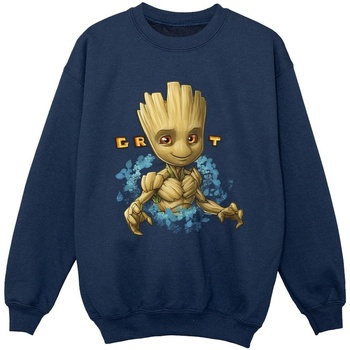 Vêtements Garçon Sweats Guardians Of The Galaxy Groot Flowers Bleu