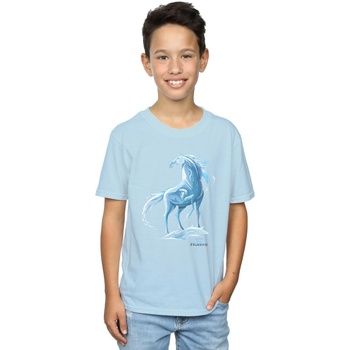 Vêtements Garçon T-shirts manches courtes Disney Frozen 2 Nokk The Water Spirit Bleu
