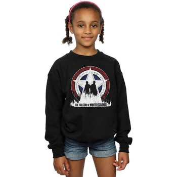 Vêtements Fille Sweats Marvel The Falcon And The Winter Soldier Star Silhouettes Noir