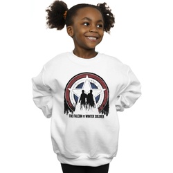 Vêtements Fille Sweats Marvel The Falcon And The Winter Soldier Star Silhouettes Blanc