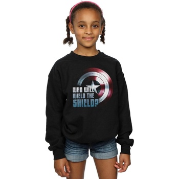 Vêtements Fille Sweats Marvel The Falcon And The Winter Soldier Wield The Shield Noir