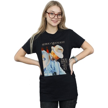 Vêtements Femme T-shirts manches longues David Bowie Serious Moonlight Noir