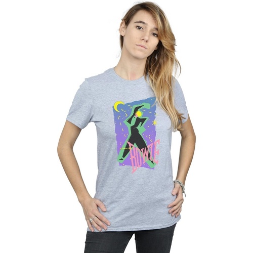 Vêtements Femme T-shirts manches longues David Bowie Moonlight Dance Gris