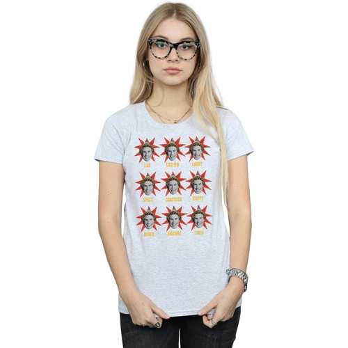 Vêtements Femme T-shirts manches longues Elf Buddy Moods Gris