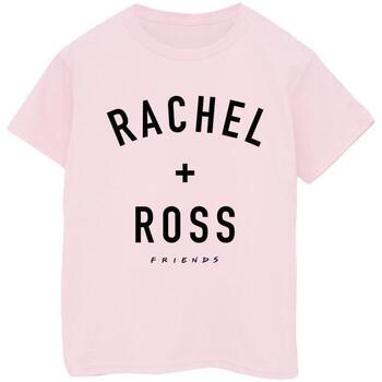 Vêtements Fille T-shirts manches longues Friends Rachel And Ross Text Rouge