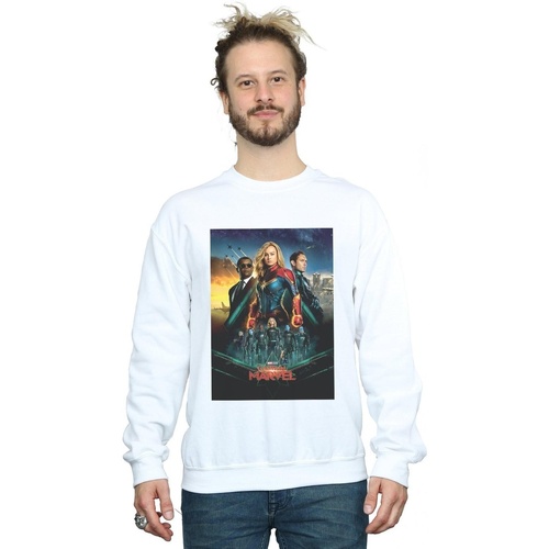 Vêtements Homme Sweats Marvel Captain  Movie Starforce Poster Blanc