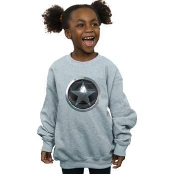 Vêtements Fille Sweats Marvel The Falcon And The Winter Soldier Chest Star Gris