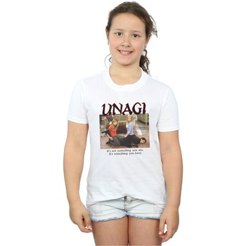 Vêtements Fille T-shirts manches longues Friends Unagi Photo Blanc