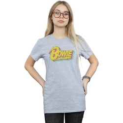Vêtements Femme T-shirts manches longues David Bowie BI18999 Gris