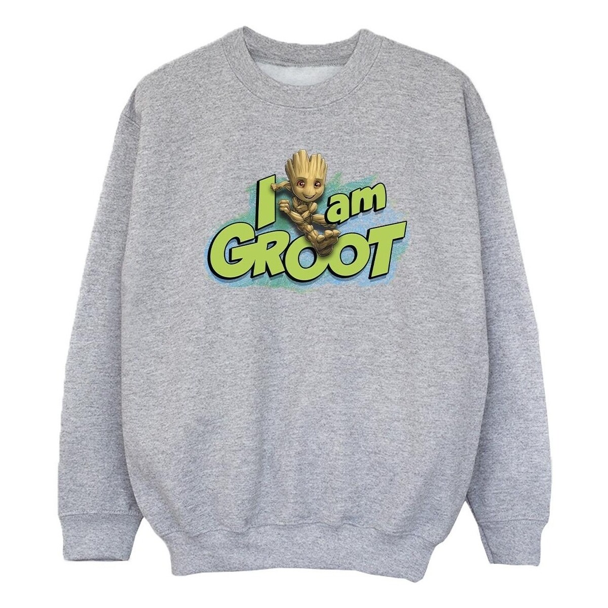 Vêtements Fille Sweats Marvel Guardians Of The Galaxy I Am Groot Jumping Gris